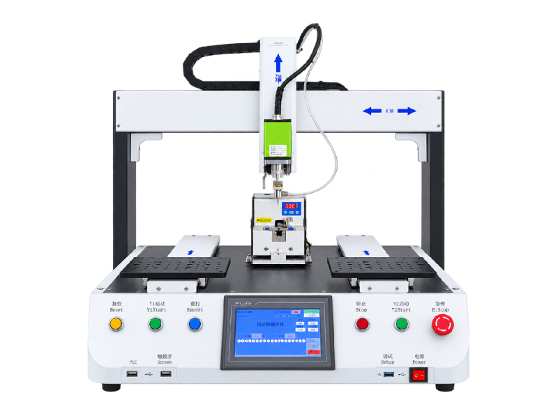 FOUR AXIS AUTOMATIC SCREW LOCKING MACHINE