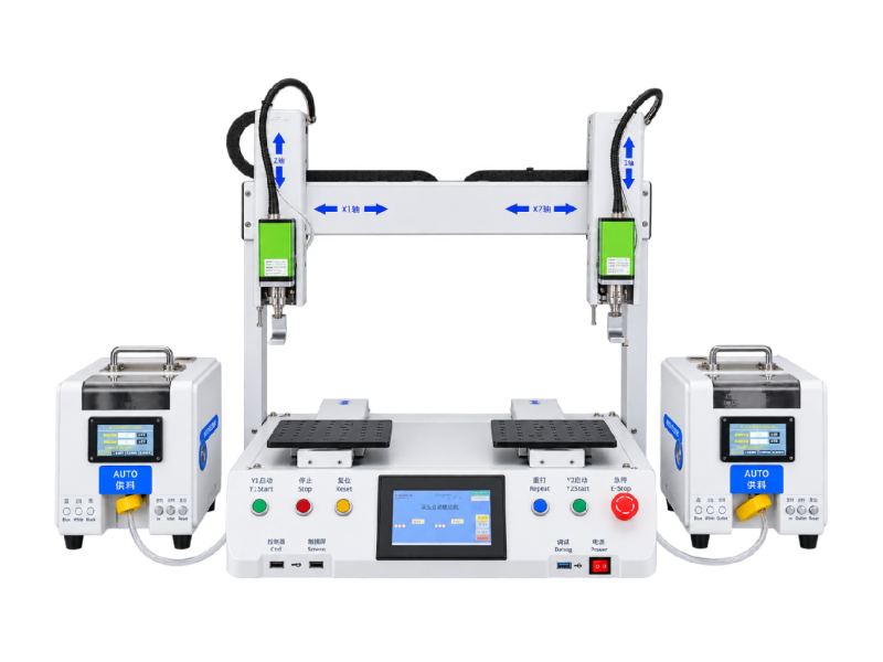 AIR-FEED 6-AXIS AUTOMATIC SCREW LOCKING MACHINE