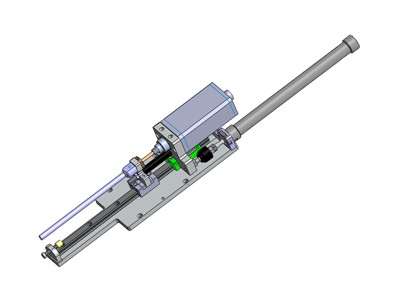 Vacuum-pickup module with visual fastening capability