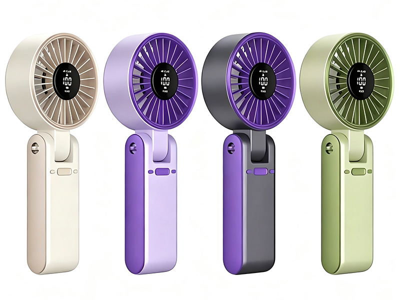 Handheld foldable mini fan